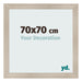 Photo Frame 70x70cm Oak Rustic MDF Pisa Front Size | Yourdecoration.co.uk