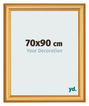 Photo Frame 70x90cm Gold Matte MDF Lazio Front Size | Yourdecoration.co.uk