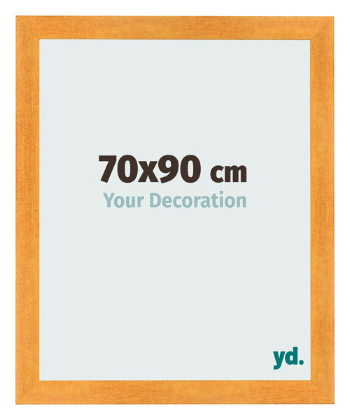Photo Frame 70x90cm Orange MDF Pisa Front Size | Yourdecoration.co.uk