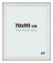 Photo Frame 70x90cm White Swept MDF Lazio Front Size | Yourdecoration.co.uk