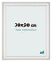 Photo Frame 70x90cm White Swept MDF Lazio Front Size | Yourdecoration.co.uk