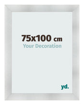 Photo Frame 75x100cm Aluminum Brushed MDF Pisa Front Size | Yourdecoration.co.uk