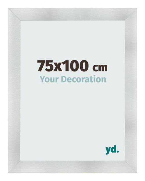 Photo Frame 75x100cm Aluminum Brushed MDF Pisa Front Size | Yourdecoration.co.uk