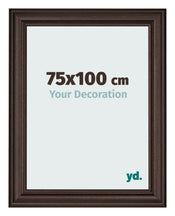 Photo Frame 75x100cm Oak Dark MDF Lazio Front Size | Yourdecoration.co.uk