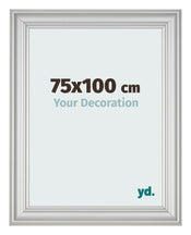 Photo Frame 75x100cm Silver Matte MDF Lazio Front Size | Yourdecoration.co.uk