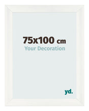 Photo Frame 75x100cm White Vintage MDF Pisa Front Size | Yourdecoration.co.uk