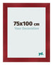 Photo Frame 75x100cm Wine Red Swept MDF Pisa Front Size | Yourdecoration.co.uk