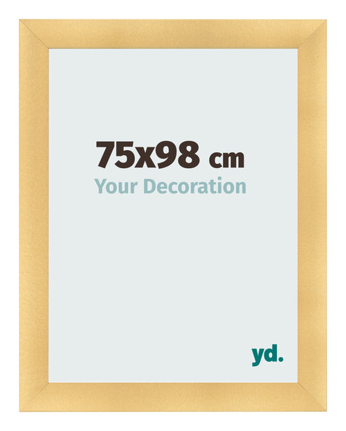 Photo Frame 75x98cm Gold Vintage MDF Pisa Front Size | Yourdecoration.co.uk