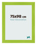 Photo Frame 75x98cm Green MDF Pisa Front Size | Yourdecoration.co.uk