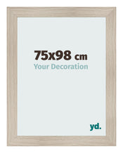 Photo Frame 75x98cm Oak Rustic MDF Pisa Front Size | Yourdecoration.co.uk