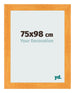 Photo Frame 75x98cm Orange MDF Pisa Front Size | Yourdecoration.co.uk