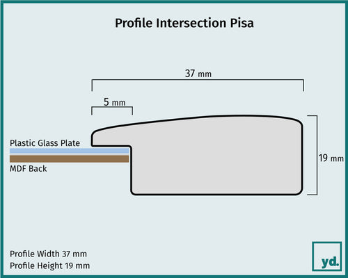 Pisa Detail Intersection Sketch | Yourdecorationco.uk