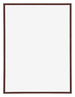 Annecy Plastic Photo Frame 18x24cm Brown Front | Yourdecoration.co.uk