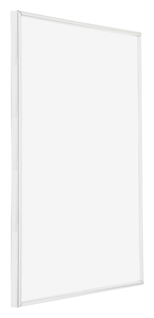 Annecy Plastic Photo Frame 18x24cm White High Gloss Front Oblique | Yourdecoration.co.uk