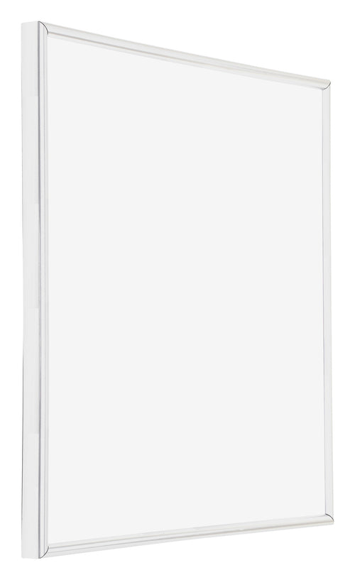 Annecy Plastic Photo Frame 20x20cm White High Gloss Front Oblique | Yourdecoration.co.uk