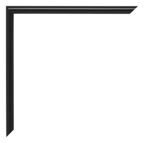 Annecy Plastic Photo Frame 20x25cm Black High Gloss Detail Corner | Yourdecoration.co.uk