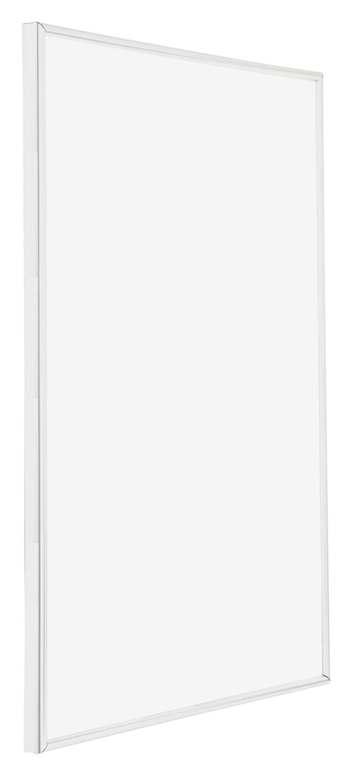 Annecy Plastic Photo Frame 20x28cm White High Gloss Front Oblique | Yourdecoration.co.uk