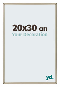 Annecy Plastic Photo Frame 20x30cm Champagne Front Size | Yourdecoration.co.uk