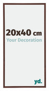 Annecy Plastic Photo Frame 20x40cm Brown Front Size | Yourdecoration.co.uk