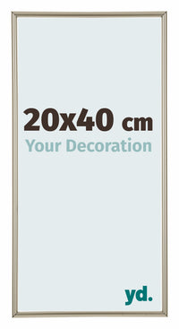 Annecy Plastic Photo Frame 20x40cm Champagne Front Size | Yourdecoration.co.uk