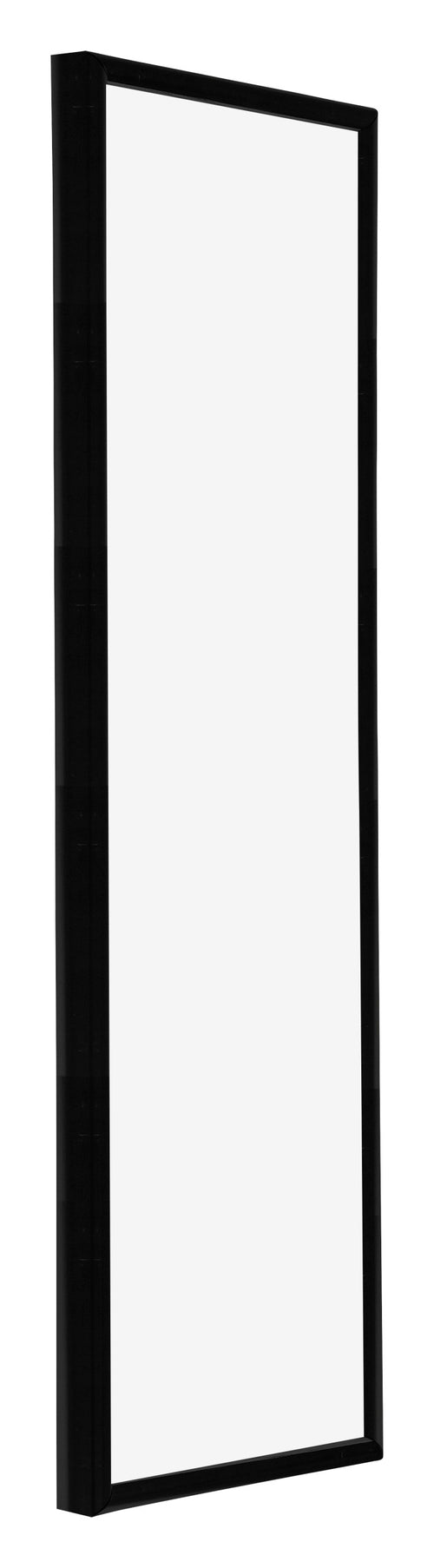 Annecy Plastic Photo Frame 20x60cm Black High Gloss Front Oblique | Yourdecoration.co.uk
