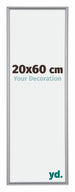 Annecy Plastic Photo Frame 20x60cm Silver Front Size | Yourdecoration.co.uk