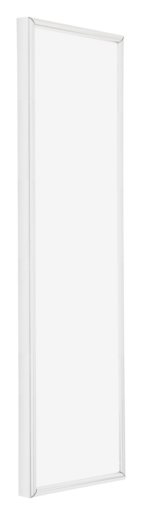Annecy Plastic Photo Frame 20x60cm White High Gloss Front Oblique | Yourdecoration.co.uk