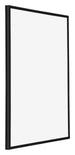 Annecy Plastic Photo Frame 24x32cm Black Matt Front Oblique | Yourdecoration.co.uk