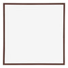 Annecy Plastic Photo Frame 25x25cm Brown Front | Yourdecoration.co.uk