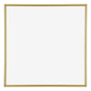 Annecy Plastic Photo Frame 25x25cm Gold Front | Yourdecoration.co.uk