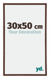Annecy Plastic Photo Frame 30x50cm Brown Front Size | Yourdecoration.co.uk