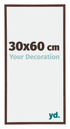 Annecy Plastic Photo Frame 30x60cm Brown Front Size | Yourdecoration.co.uk