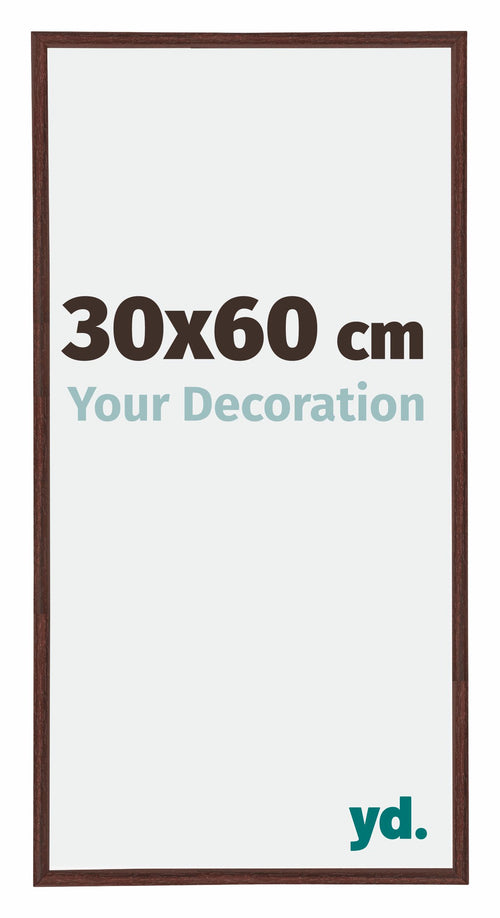 Annecy Plastic Photo Frame 30x60cm Brown Front Size | Yourdecoration.co.uk
