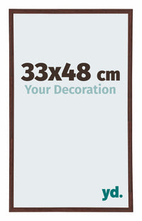 Annecy Plastic Photo Frame 33x48cm Brown Front Size | Yourdecoration.co.uk