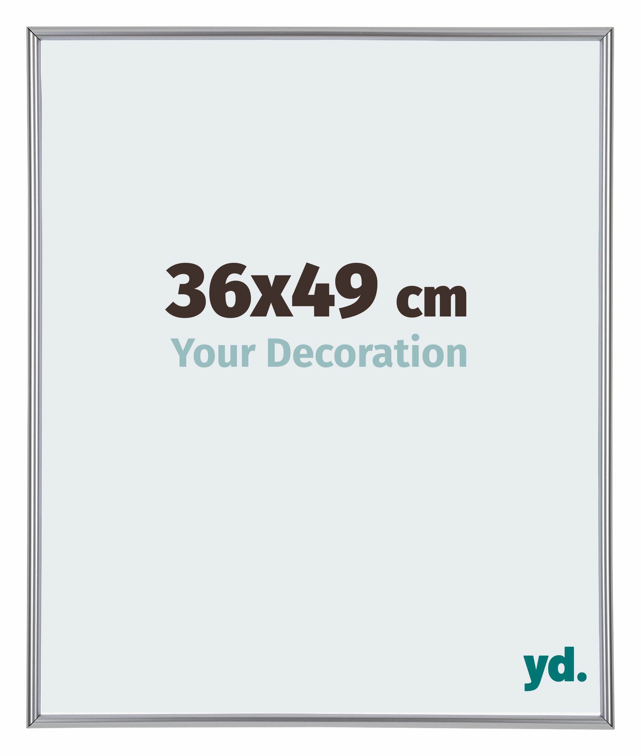 Annecy Plastic Photo Frame 36x49cm Silver | Yourdecoration.co.uk