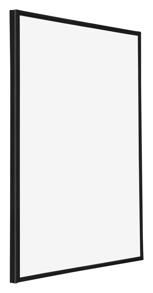 Annecy Plastic Photo Frame 40x50cm Black Matt Front Oblique | Yourdecoration.co.uk