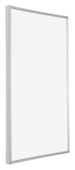 Annecy Plastic Photo Frame 40x60cm Silver Front Oblique | Yourdecoration.co.uk