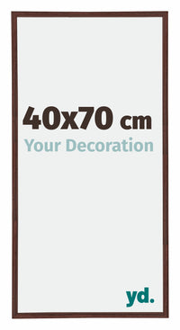Annecy Plastic Photo Frame 40x70cm Brown Front Size | Yourdecoration.co.uk