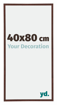 Annecy Plastic Photo Frame 40x80cm Brown Front Size | Yourdecoration.co.uk