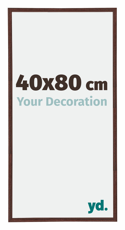 Annecy Plastic Photo Frame 40x80cm Brown Front Size | Yourdecoration.co.uk