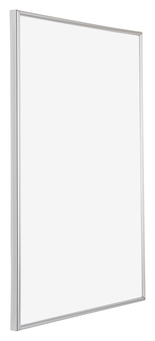 Annecy Plastic Photo Frame 42x60cm Silver Front Oblique | Yourdecoration.co.uk