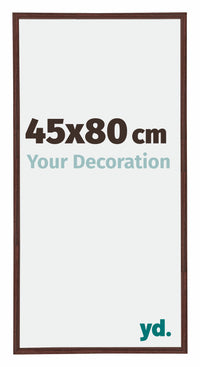 Annecy Plastic Photo Frame 45x80cm Brown Front Size | Yourdecoration.co.uk