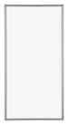 Annecy Plastic Photo Frame 45x80cm Silver Front | Yourdecoration.co.uk