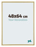 Annecy Plastic Photo Frame 48x64cm Gold Front Size | Yourdecoration.co.uk