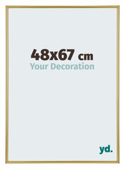 Annecy Plastic Photo Frame 48x67cm Gold Front Size | Yourdecoration.co.uk