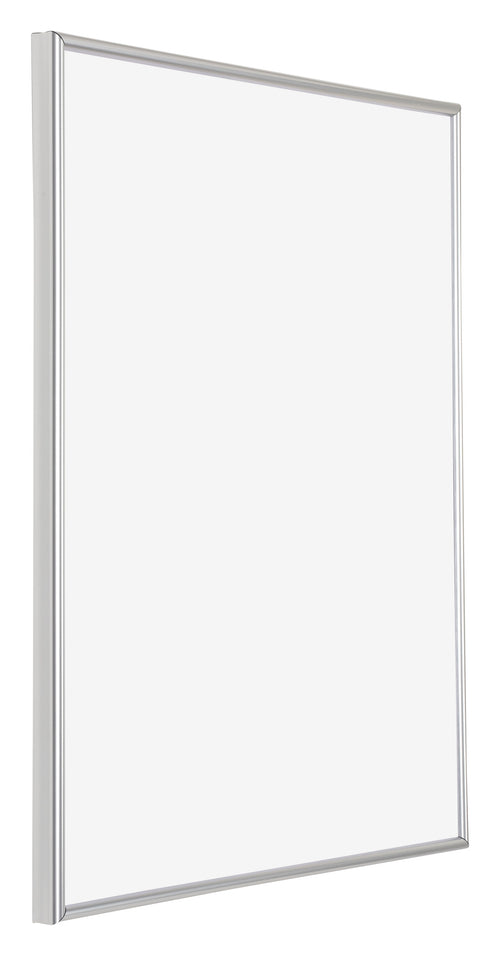 Annecy Plastic Photo Frame 56x71cm Silver Front Oblique | Yourdecoration.co.uk