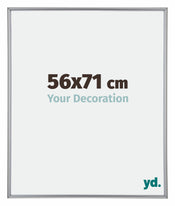 Annecy Plastic Photo Frame 56x71cm Silver Front Size | Yourdecoration.co.uk