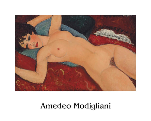 Art Print Amedeo Modigliani Liegender Akt l 50x40cm AMO 2000 PGM | Yourdecoration.co.uk