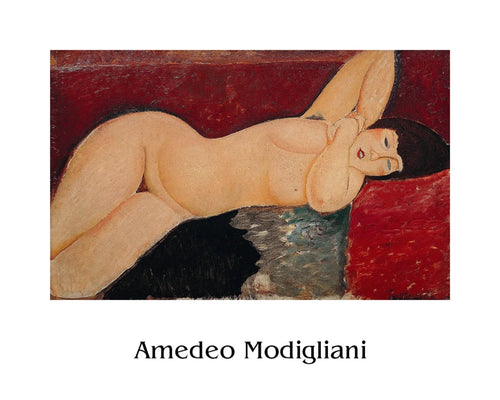 Art Print Amedeo Modigliani Liegender Akt ll xcm AMO 2001 PGM | Yourdecoration.co.uk