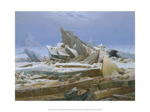 Art Print Caspar David Friedrich Das Eismeer 40x30cm CDF 101 PGM | Yourdecoration.co.uk